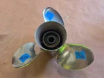 13 1/4" X 17P MICHIGAN WHEEL STAINLESS PROPELLER, 033017, YAMAHA HUB, P11233