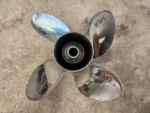 4 BLADE 13 1/4" X 27P OMC EVINRUDE SHOOTER SS PROP, 431719, 15 SPLINE, P10705